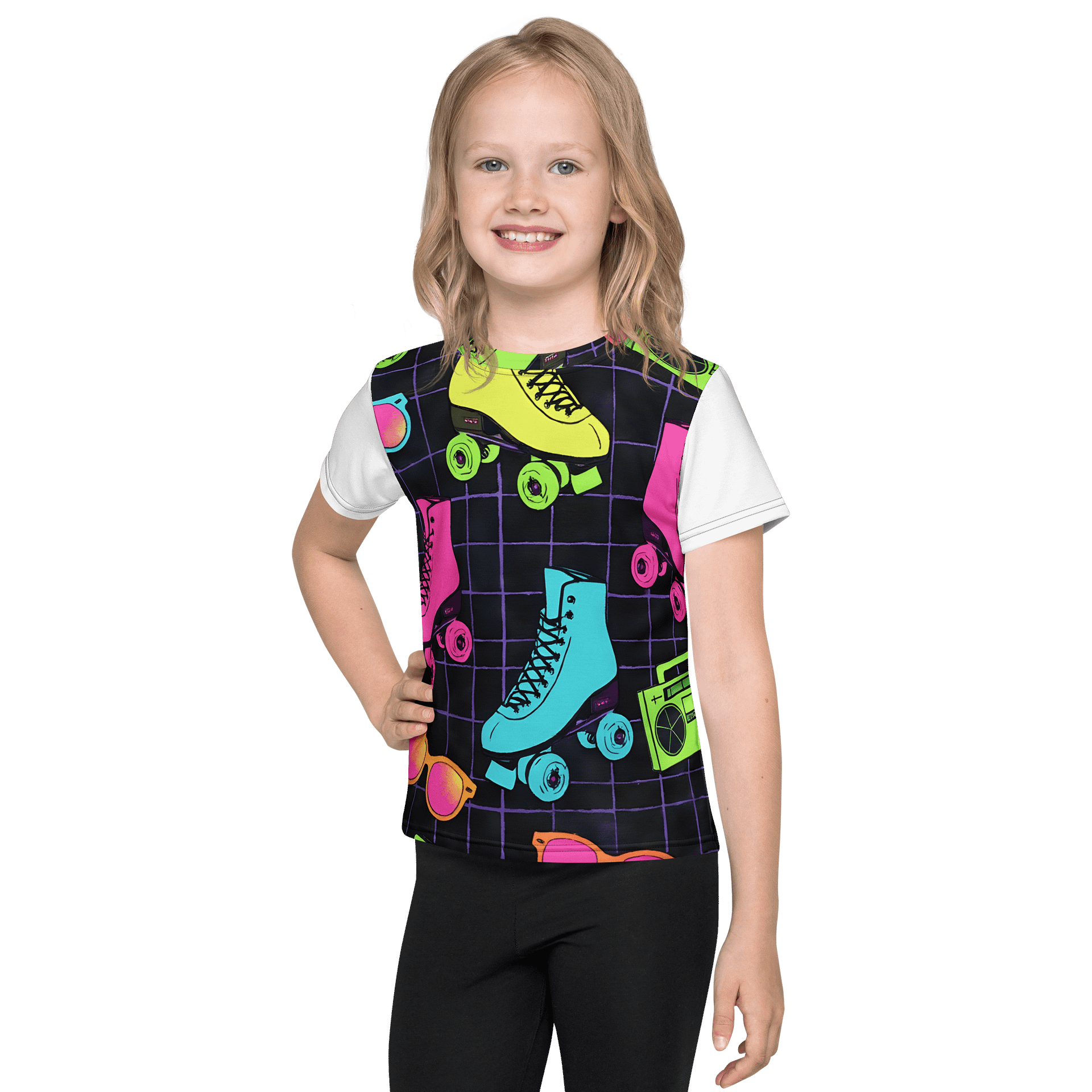 Neon Nostalgia Custom Kids Tee product image (1)