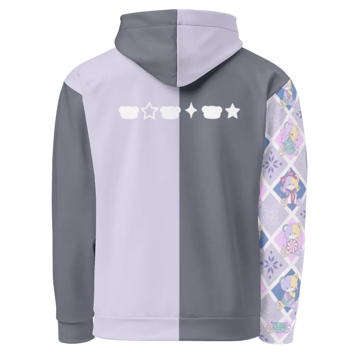 Playful colourblock christmas teddy bear hoodie product image (2)