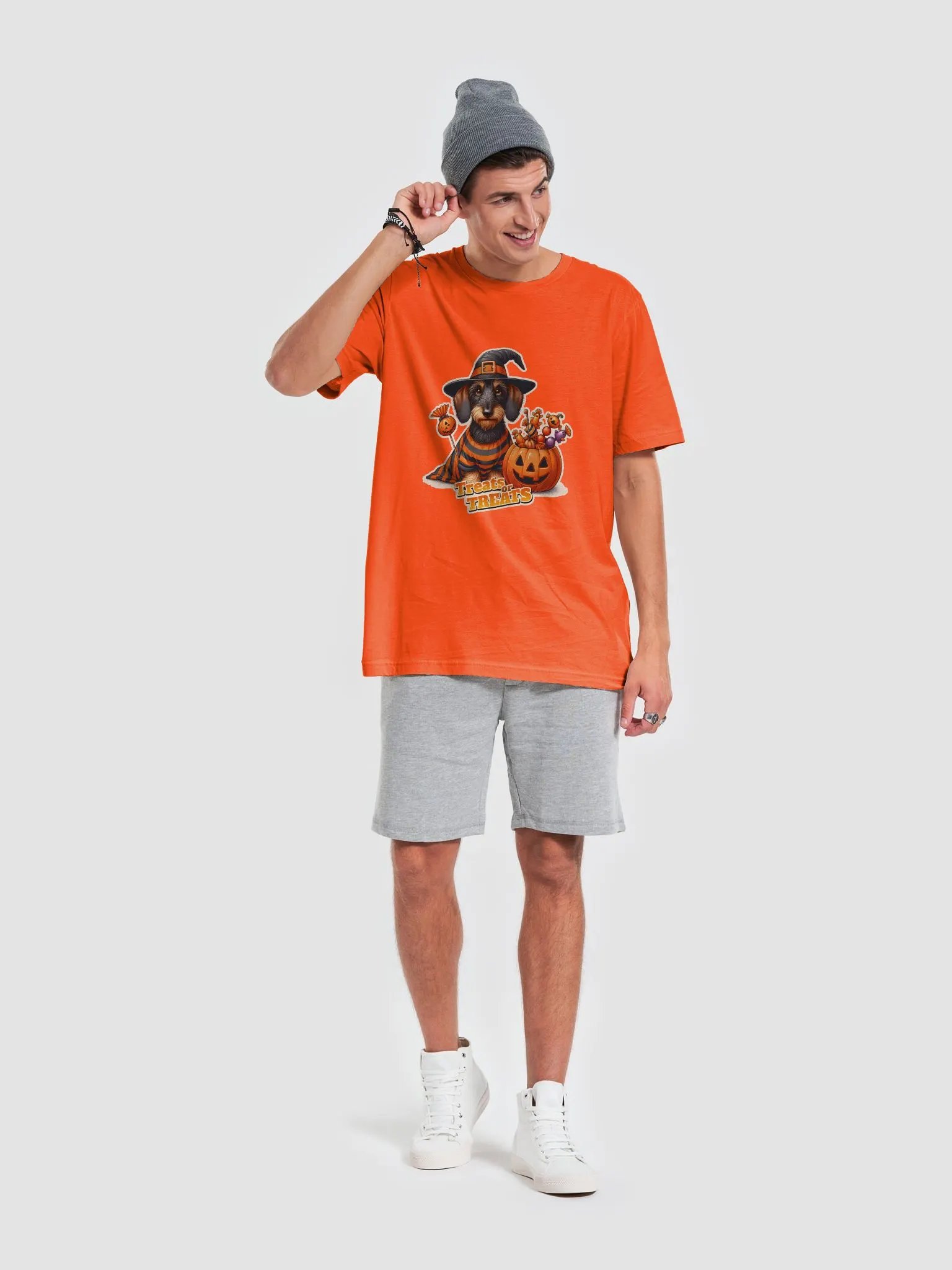 Dachshund Treat Halloween - T-Shirt product image (66)