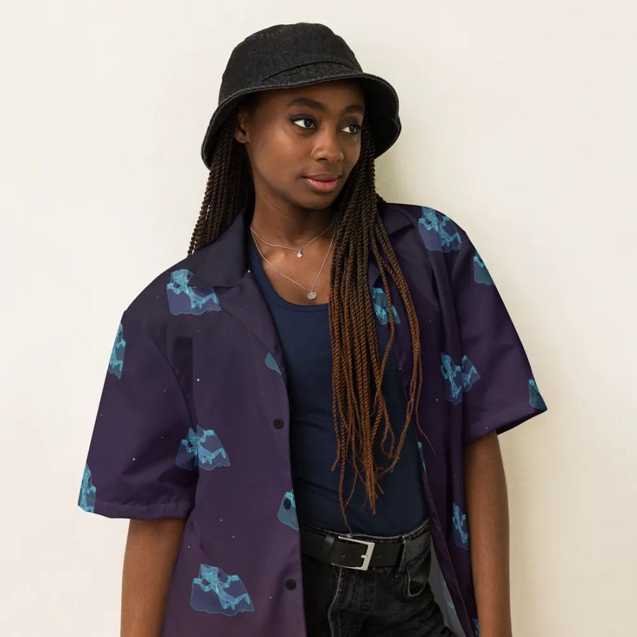 Swift Spark Ghostly Button-Up Shirt product image (5)