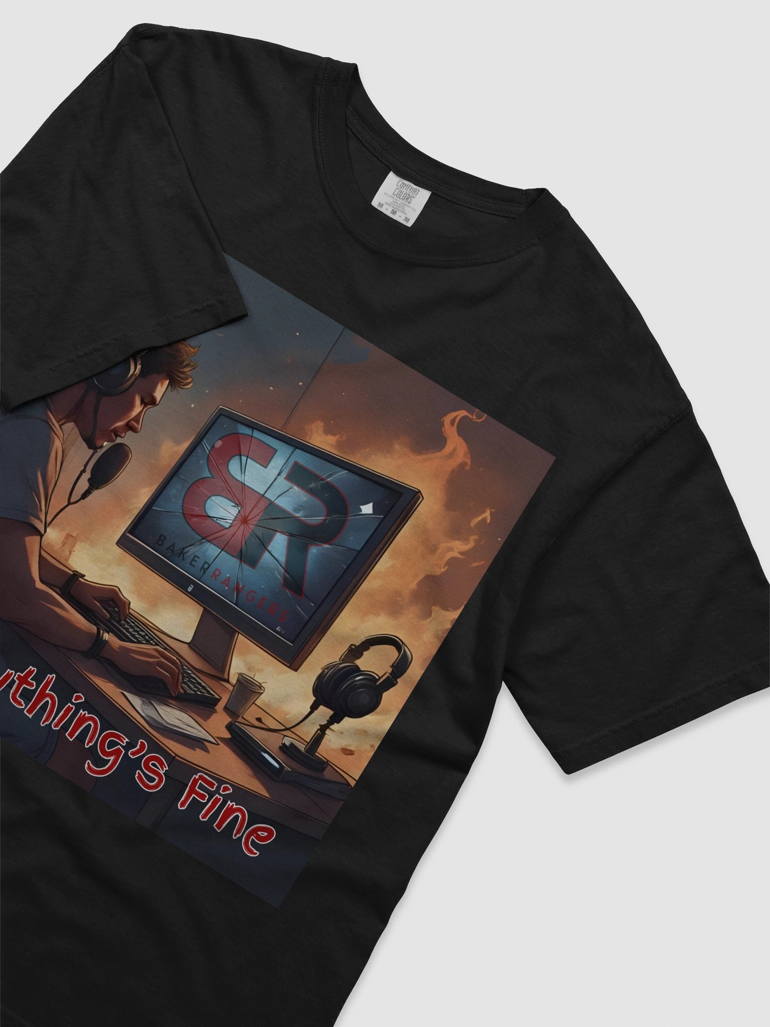 Everything's Fine Heavyweight Tee product image (30)
