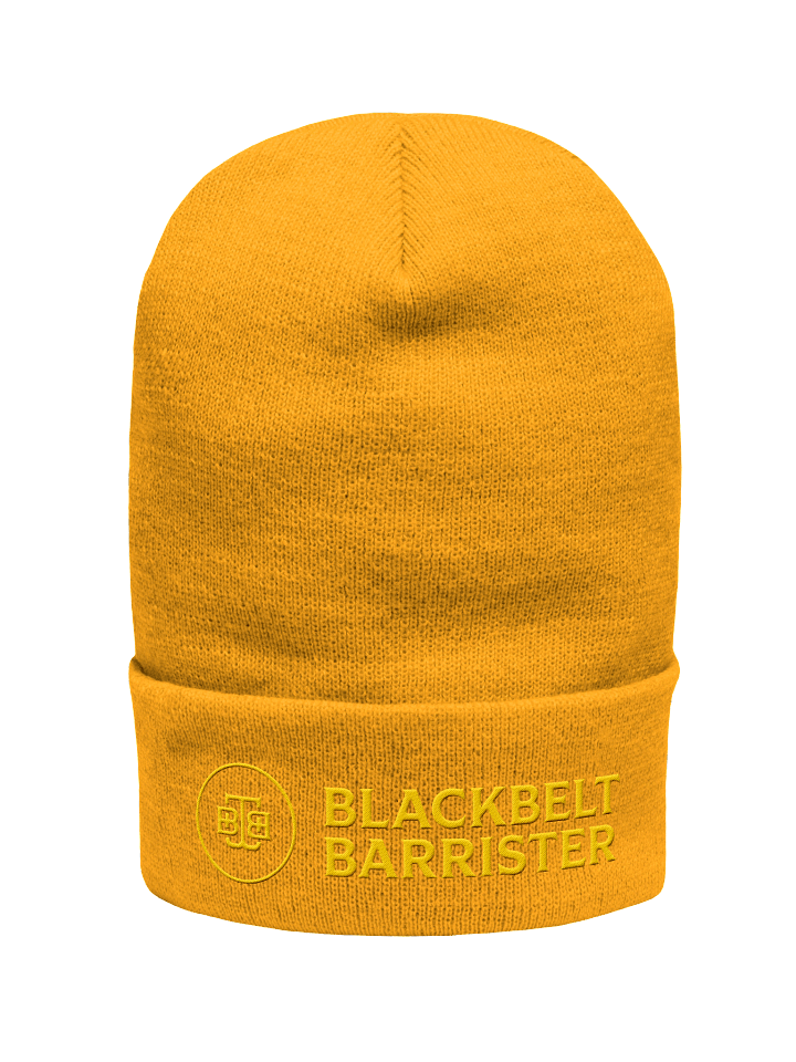 BBB Cuffed Beanie Yellow product image (2)