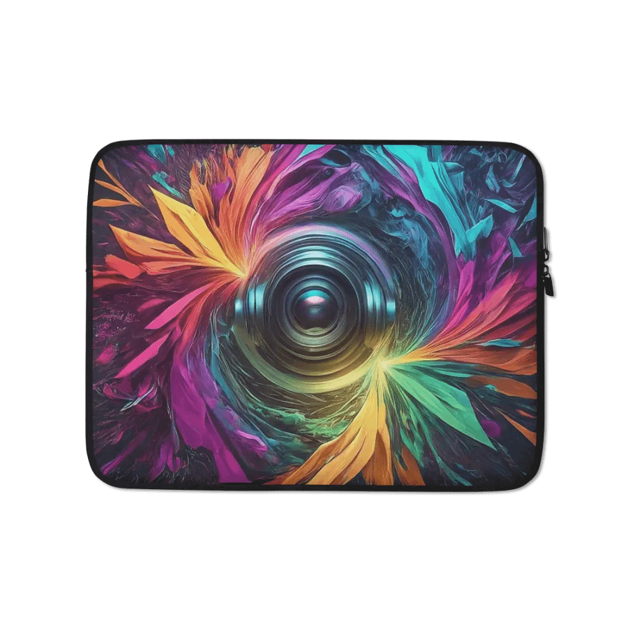 Faux Fur-Lined Laptop Sleeve product image (1)