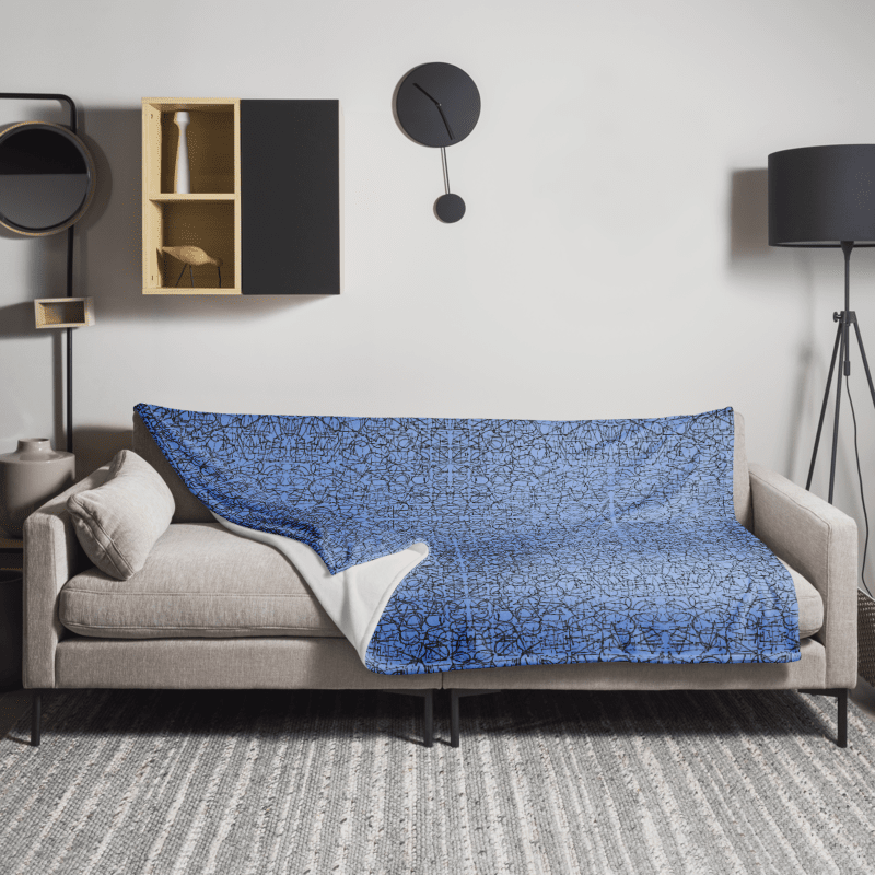 No Rockin' Angel Throw (Blue) product image (2)