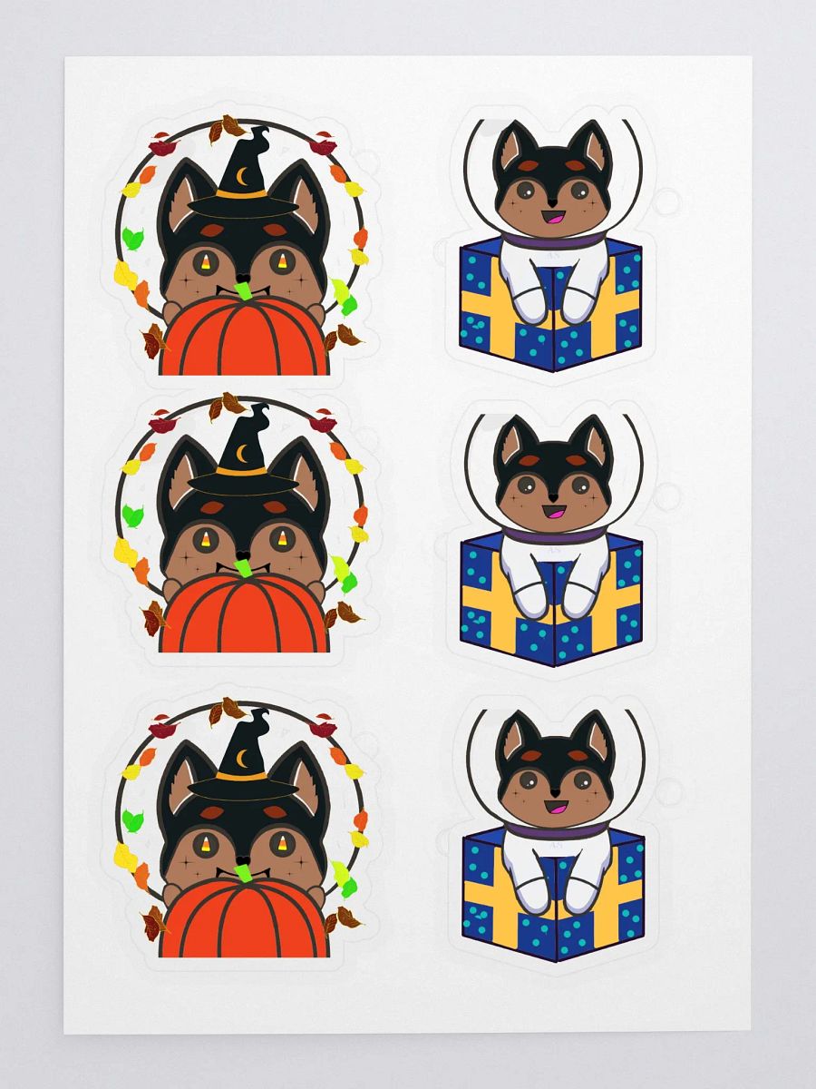 Holiday sticker sheet product image (3)