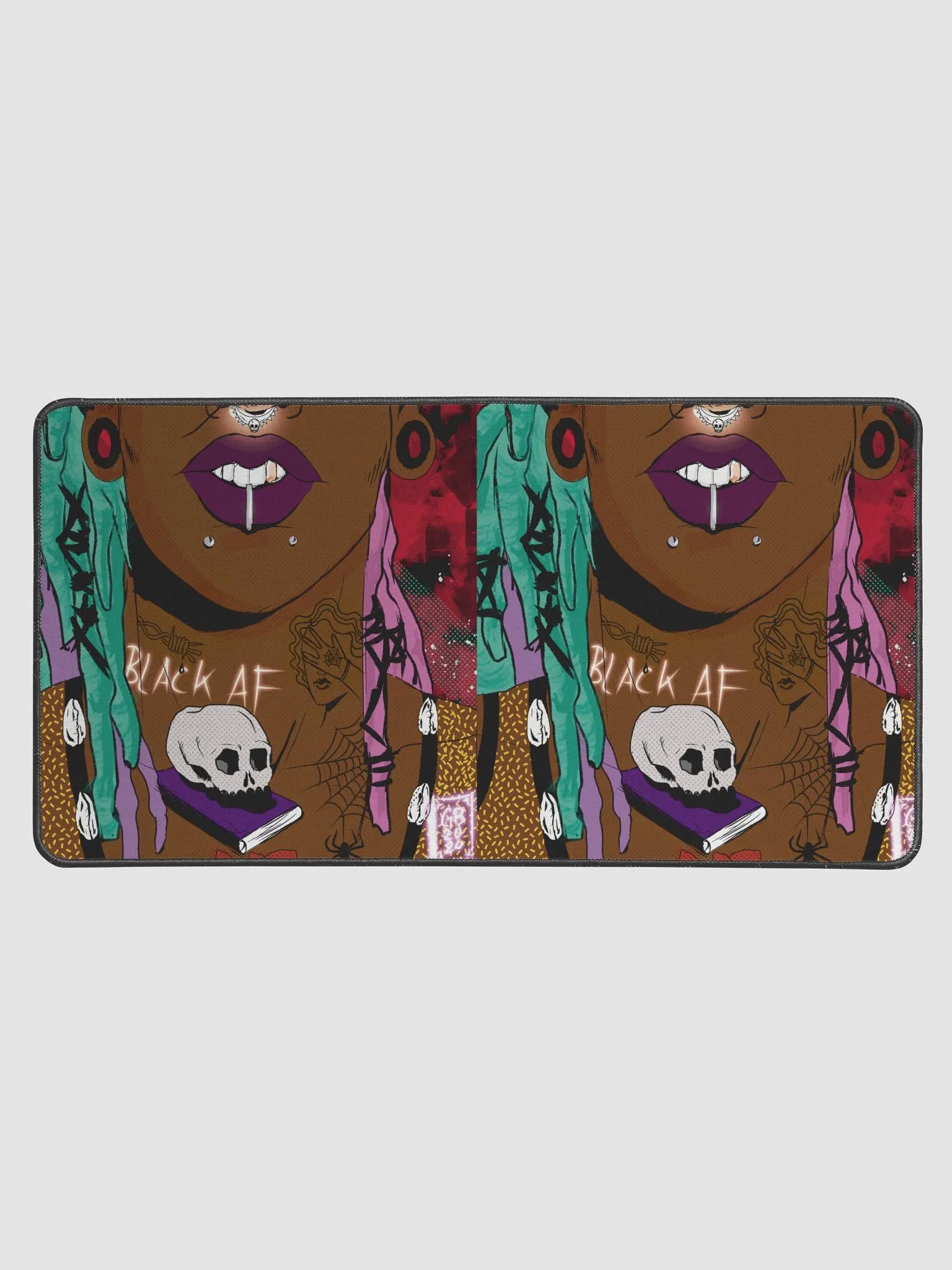 BLACK AF Desktop Mat product image (1)