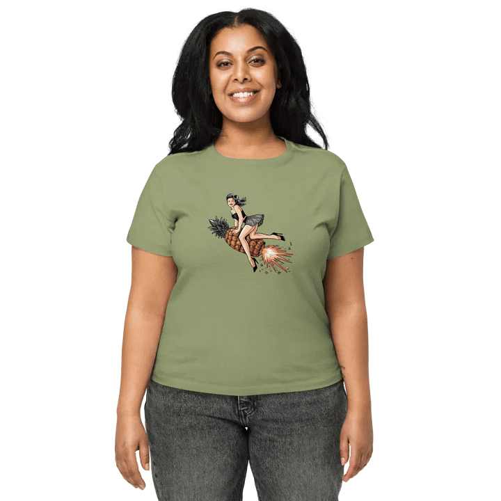 Pineapple Rocket Girl short-waisted Women's T-shir product image (1)