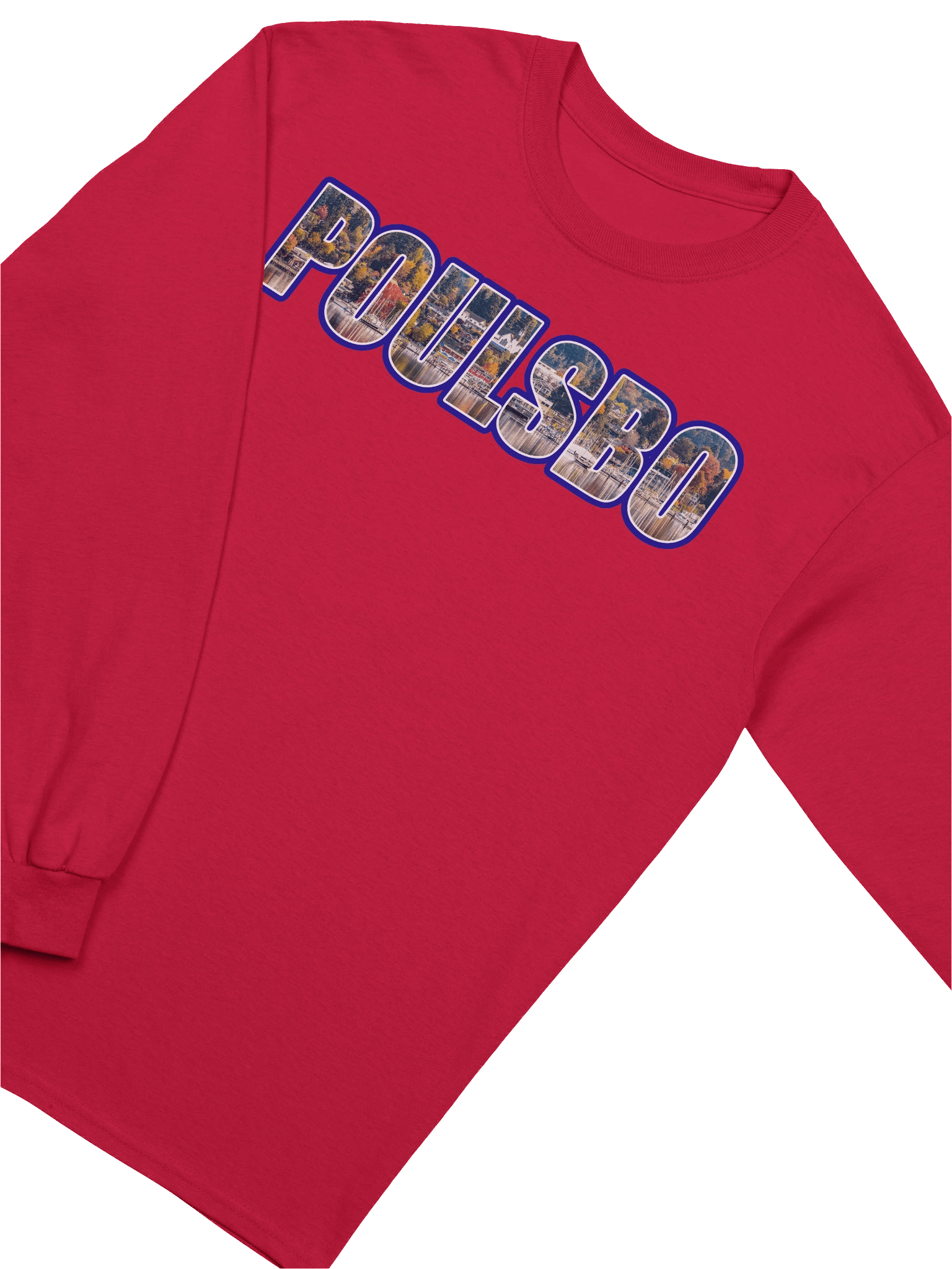 Poulsbo Waterfront Long Sleeve Tee product image (19)