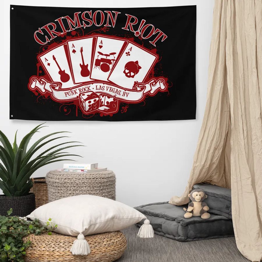 CRIMSON RIOT FLAG product image (5)