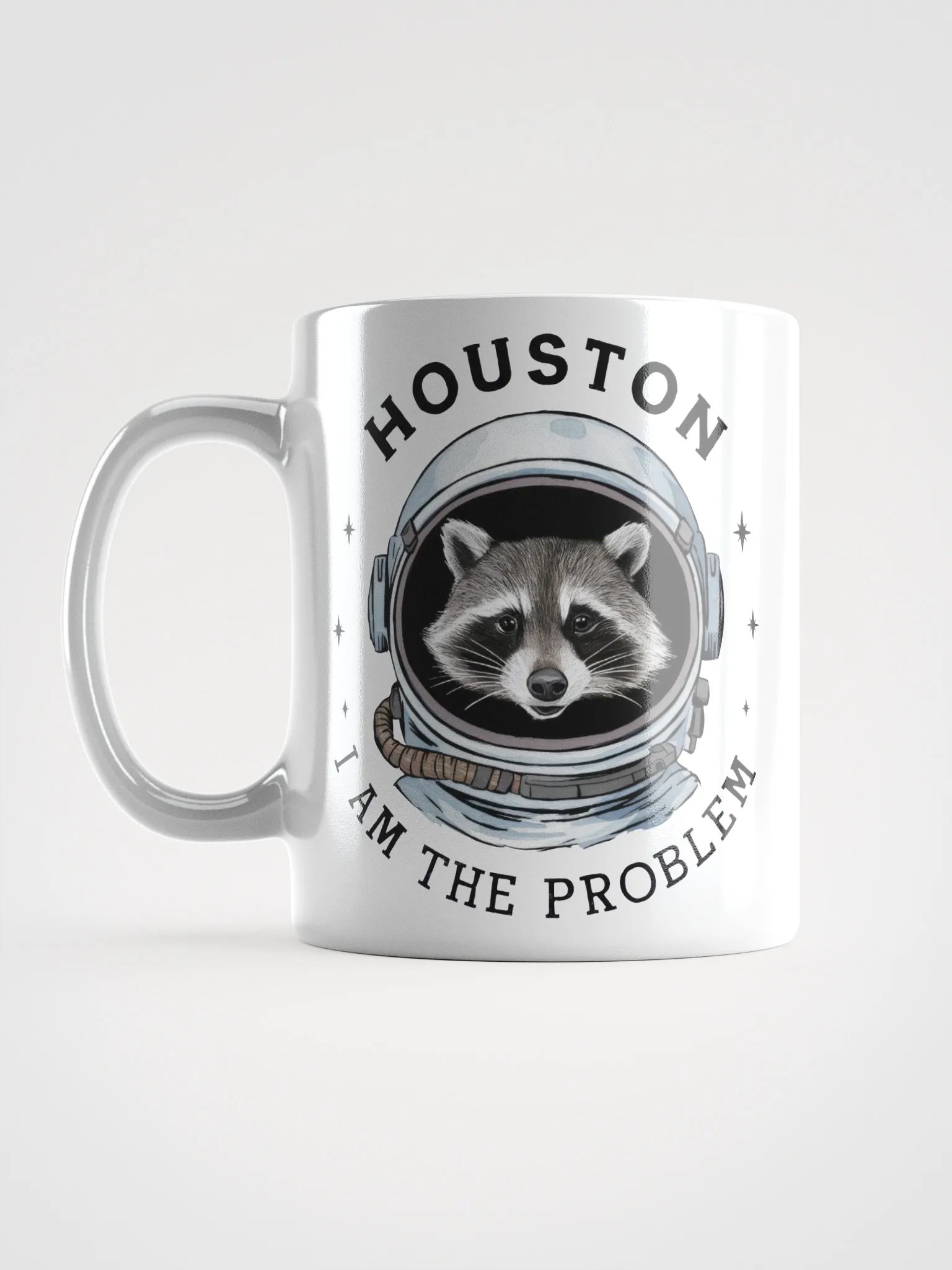 Astro Raccoon I Am the Problem Mug product image (18)