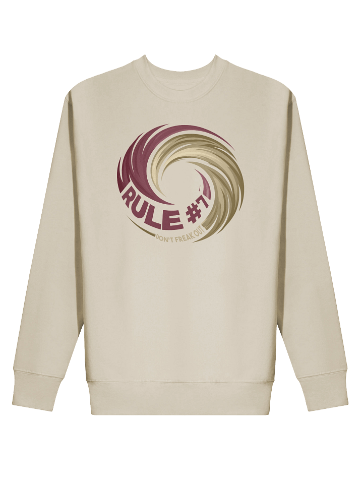 Rule #7 Cotton Sweatshirt Garnet and Gold product image (8)
