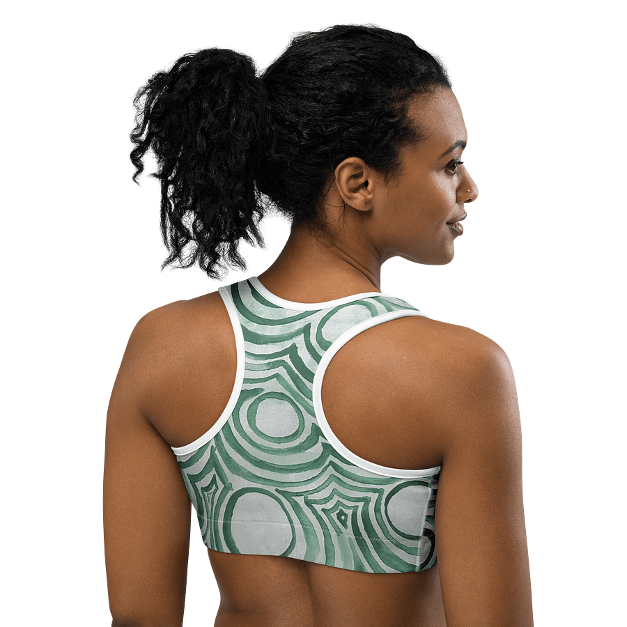 "Green Swirl" Sports Bra product image (4)
