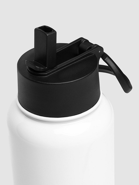 Photo showing Stainless Steel Water Bottle with a Straw Lid