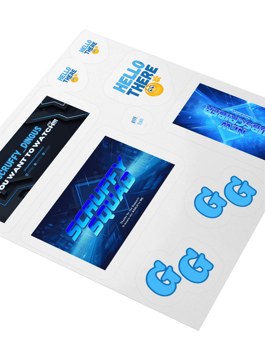 Scruffy Squad Sticker Pack product image (6)