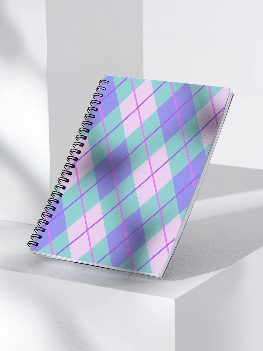 Argyle Chic Spiral Notebook product image (3)