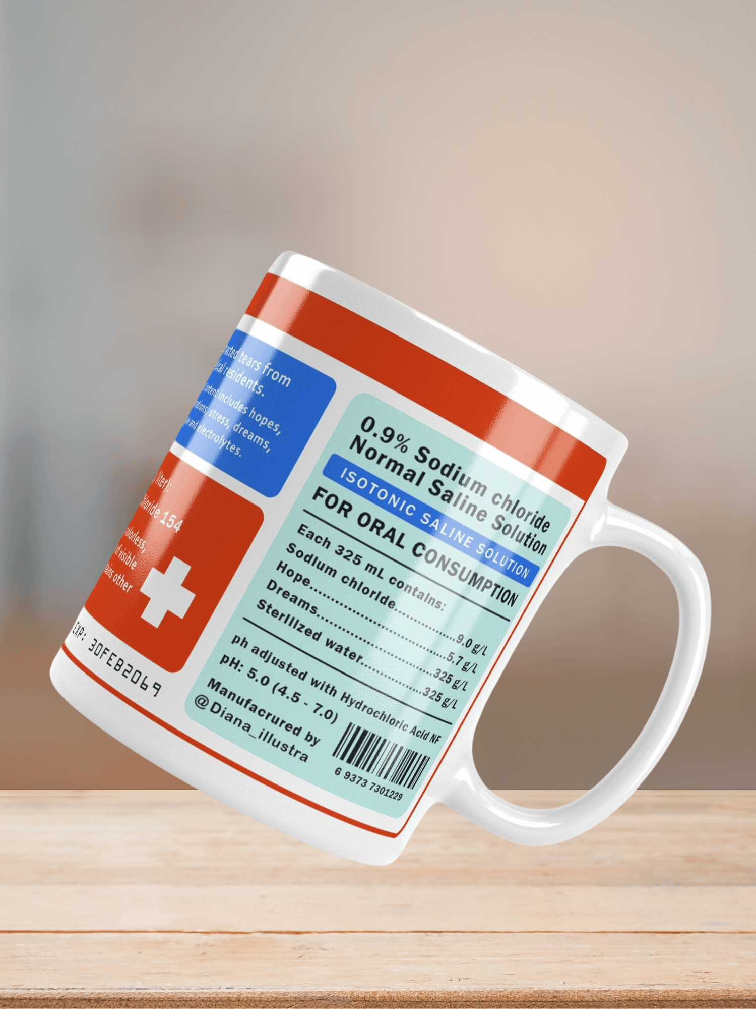 "Medical resident tears" Ceramic mug product image (8)