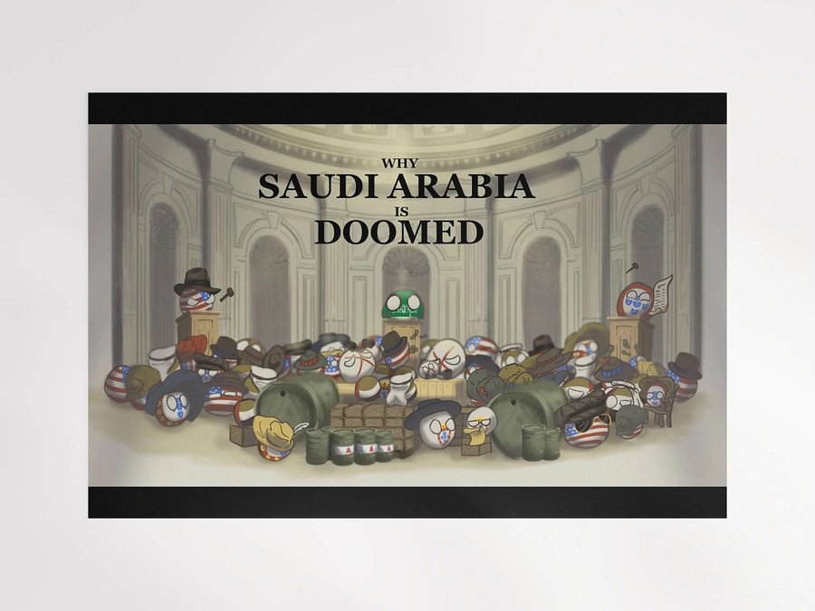Why Saudi Arabia is Doomed / Youtube Thumbnail / Matte Poster product image (1)