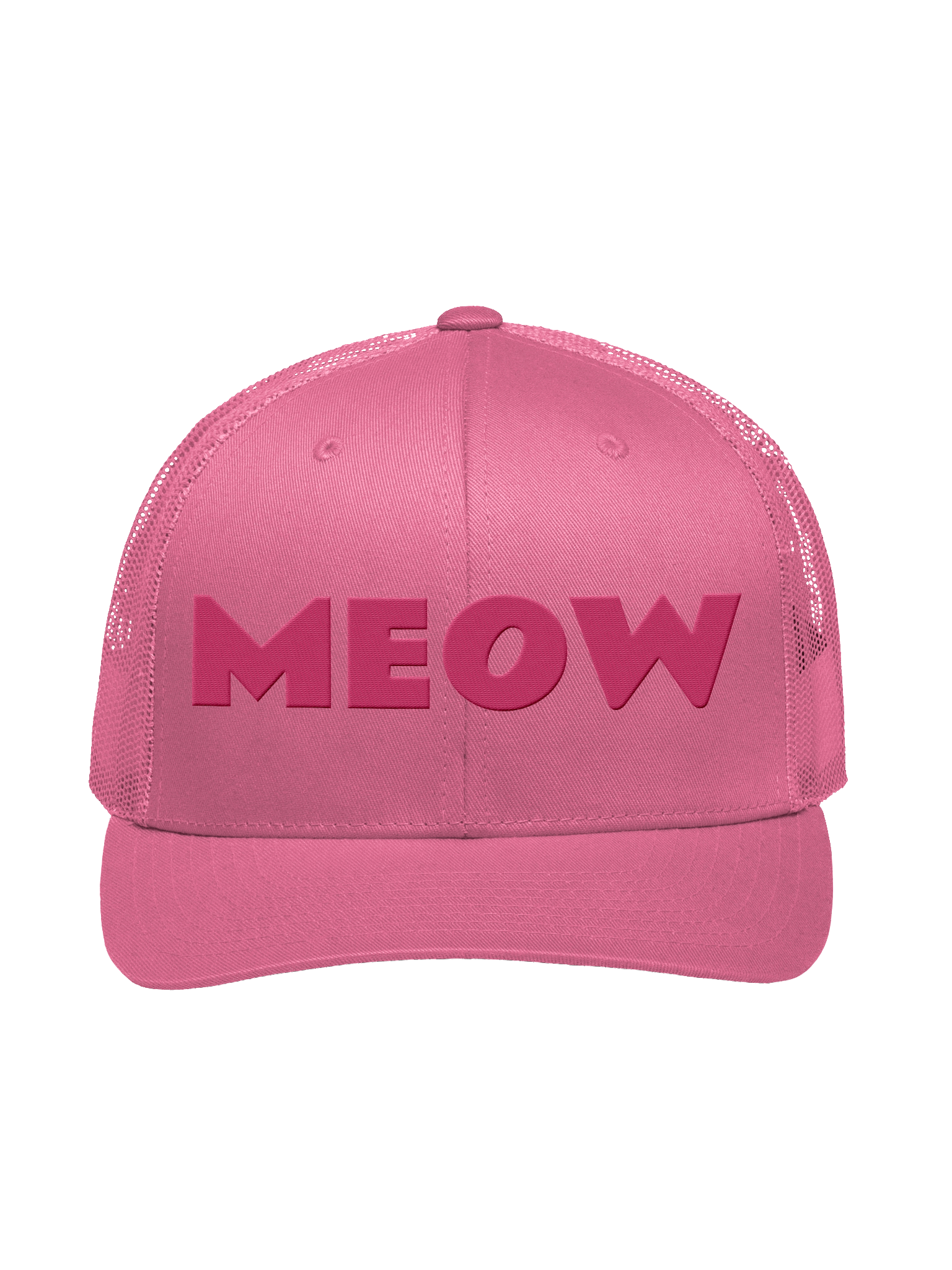 Embroidered MEOW Hat - Pink Thread Collection product image (2)