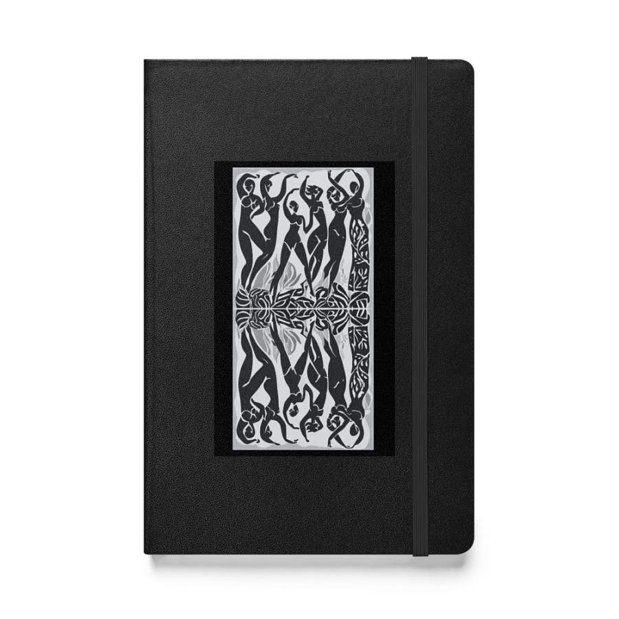 Symmetrical Silhouettes Hardcover Journal for arty moms son daughter product image (1)