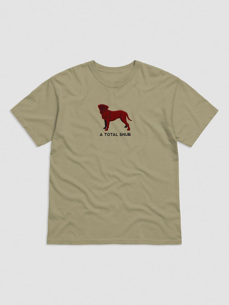 A Total Snub T-Shirt(Embroidered) of a Dogue de Bordeaux(Chocolate) product image (9)