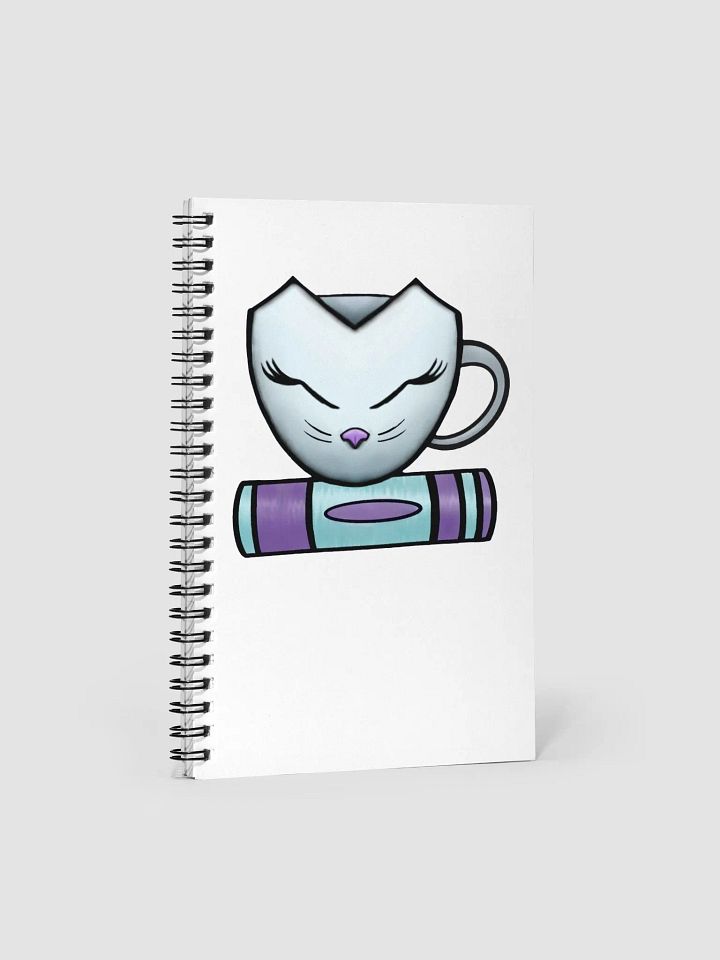 Cat Cup & Book | Spiral Notebook product image (1)