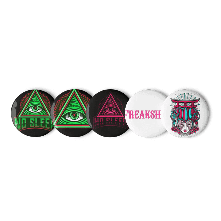 NOSLEEPRP Buttons/Pins (Freakshow Variant) product image (3)