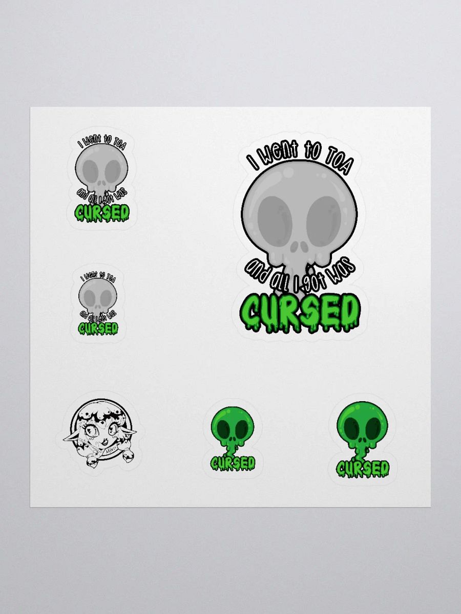 All I Got Was Cursed - Priest - Sticker Sheet product image (1)