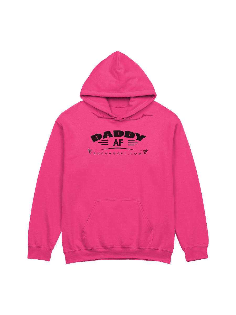 [Buck Angel Shop] Daddy AF - Unisex Pullover Hoodie [black lettering] product image (1)