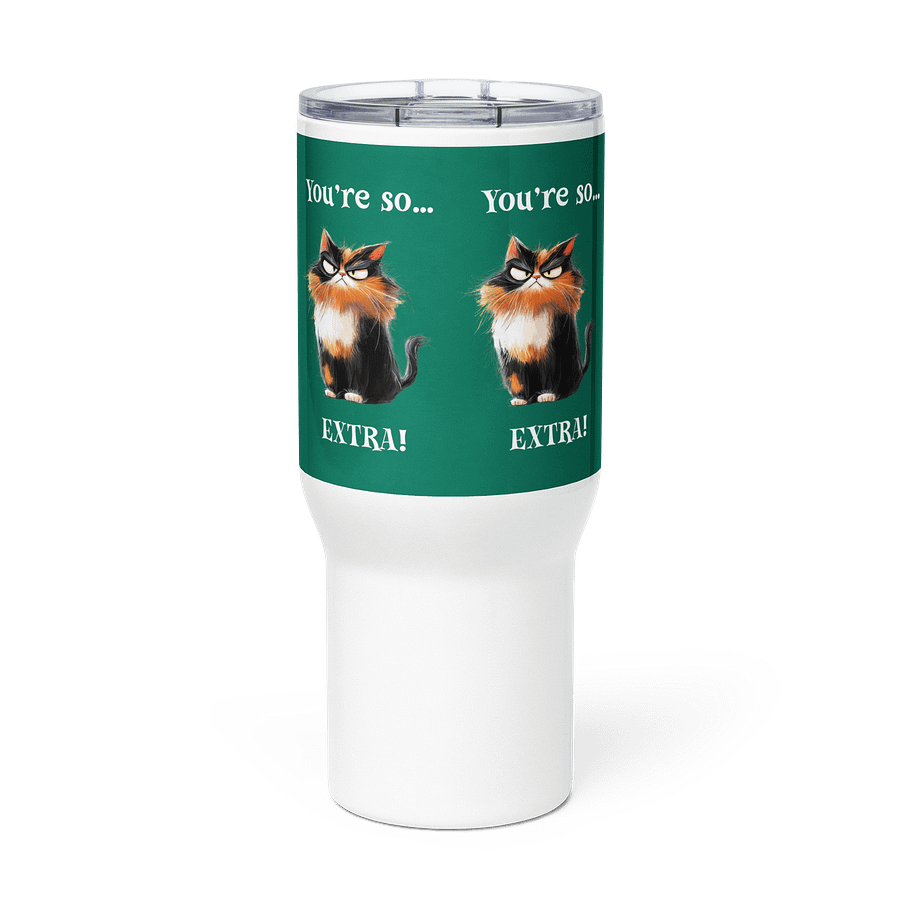 Annoyed Calico Cat Travel Mug product image (2)