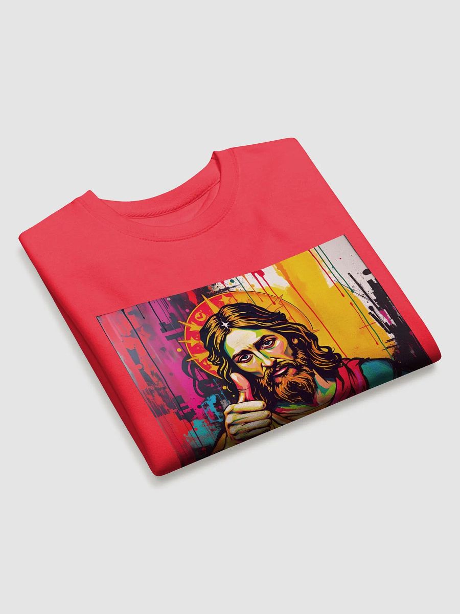 Jesus says it's ok to smoke grass but crack is whack! Supersoft crewneck sweatshirt product image (3)