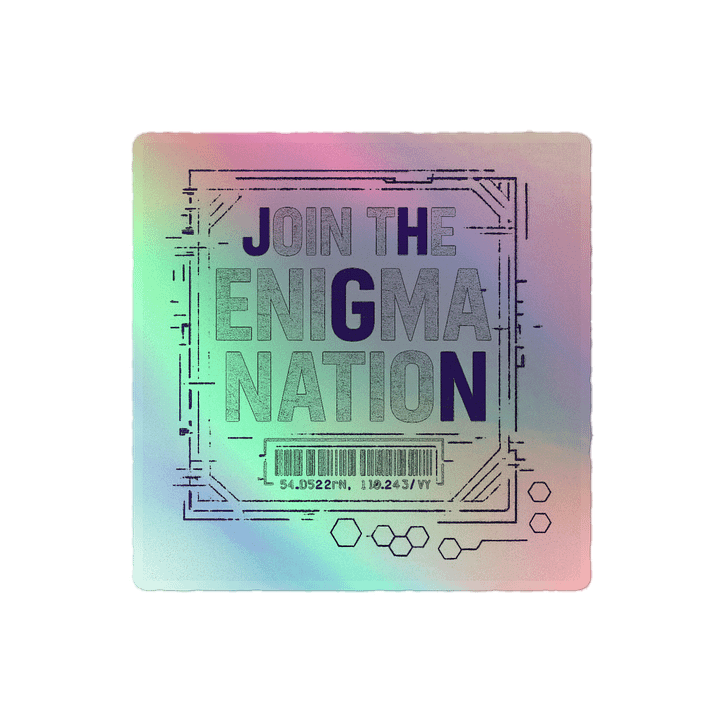 Enigma Nation Holographic Stickers 2 product image (2)