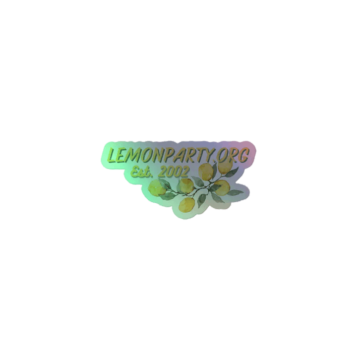 Lemon Party! - Kiss Cut Holo Stickers product image (1)