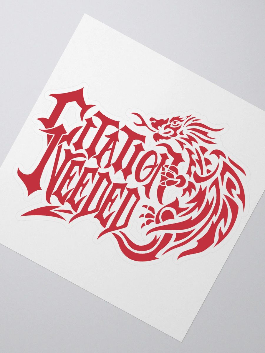 Citation Needed with Chaos Dragon Sticker product image (2)