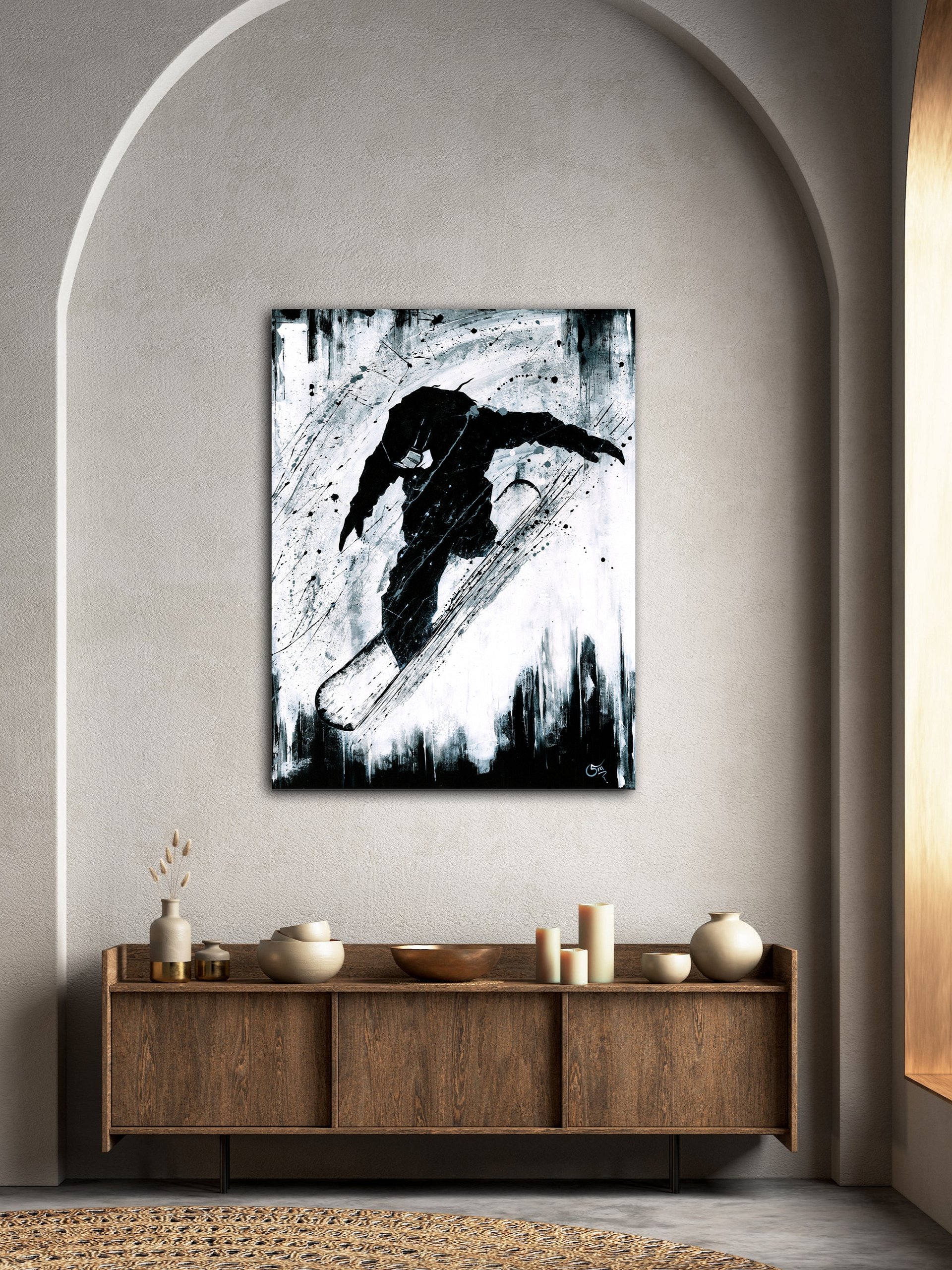 Raw Snowboarding - Original Painting product image (2)