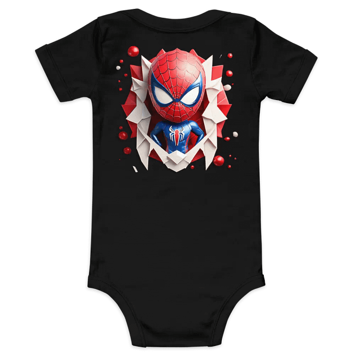 KIDS SPIDERMAN BABY SHORT SLEEVE ONE PIECE product image (2)