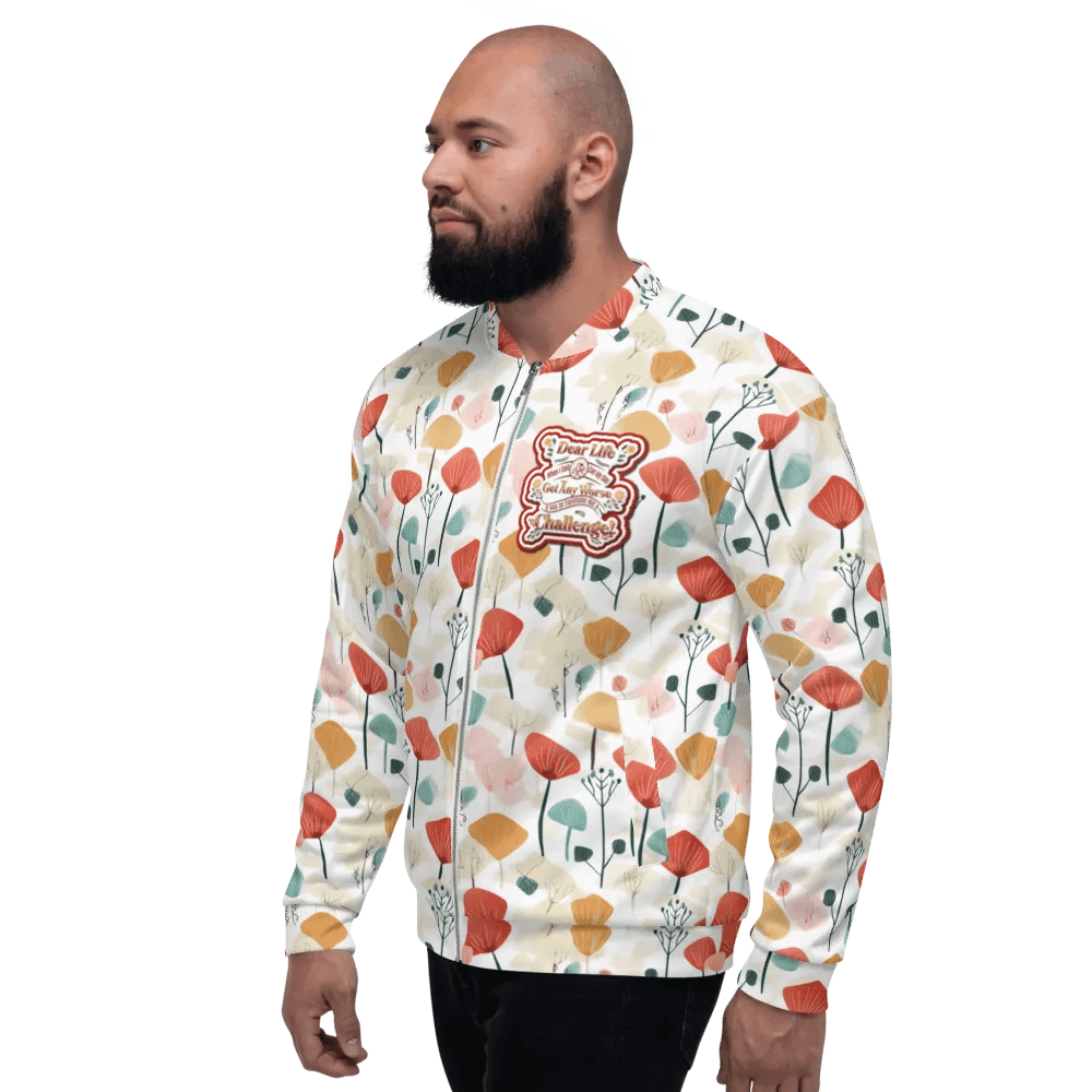 Funny Life Quote All Over Print Bomber Jacket product image (6)