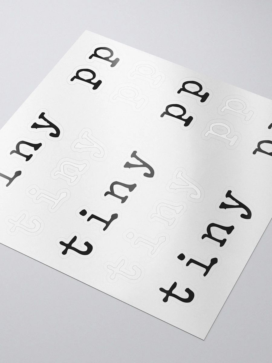 Tiny PP Kiss Cut Stickers product image (3)