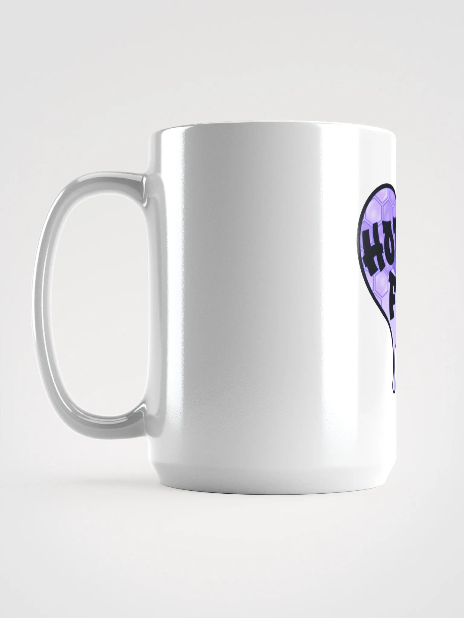 HOT BOX FAM PURPLE HONEY COMB LOGO COFFEE MUG product image (6)