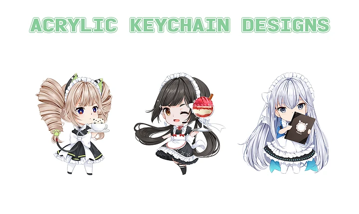 Acrylic Keychains 3x | Design 1 (Tower of Fantasy) product image (1)