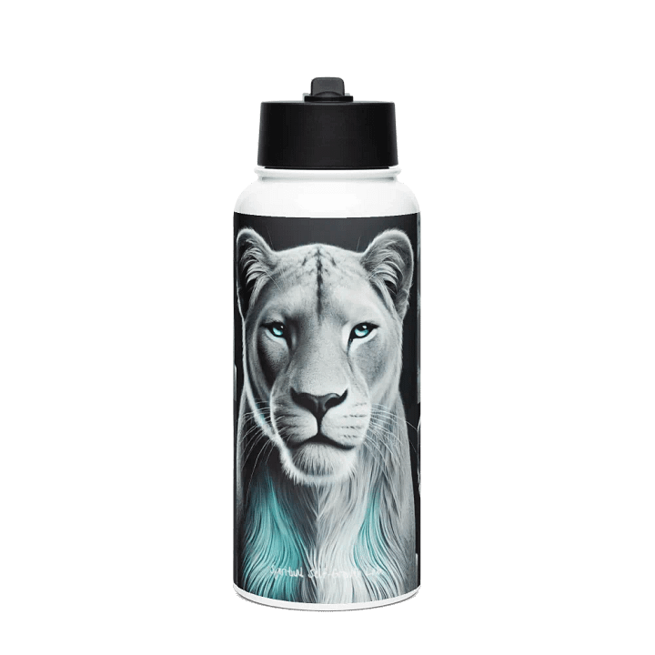 "Unstoppable Grace" Lioness Stainless Steel Water Bottle – A Tribute to Fierce Feminine Power product image (1)