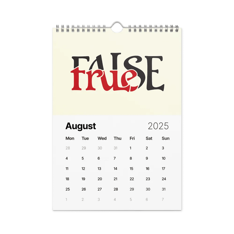 Ambigram Calendar 2025 product image (2)