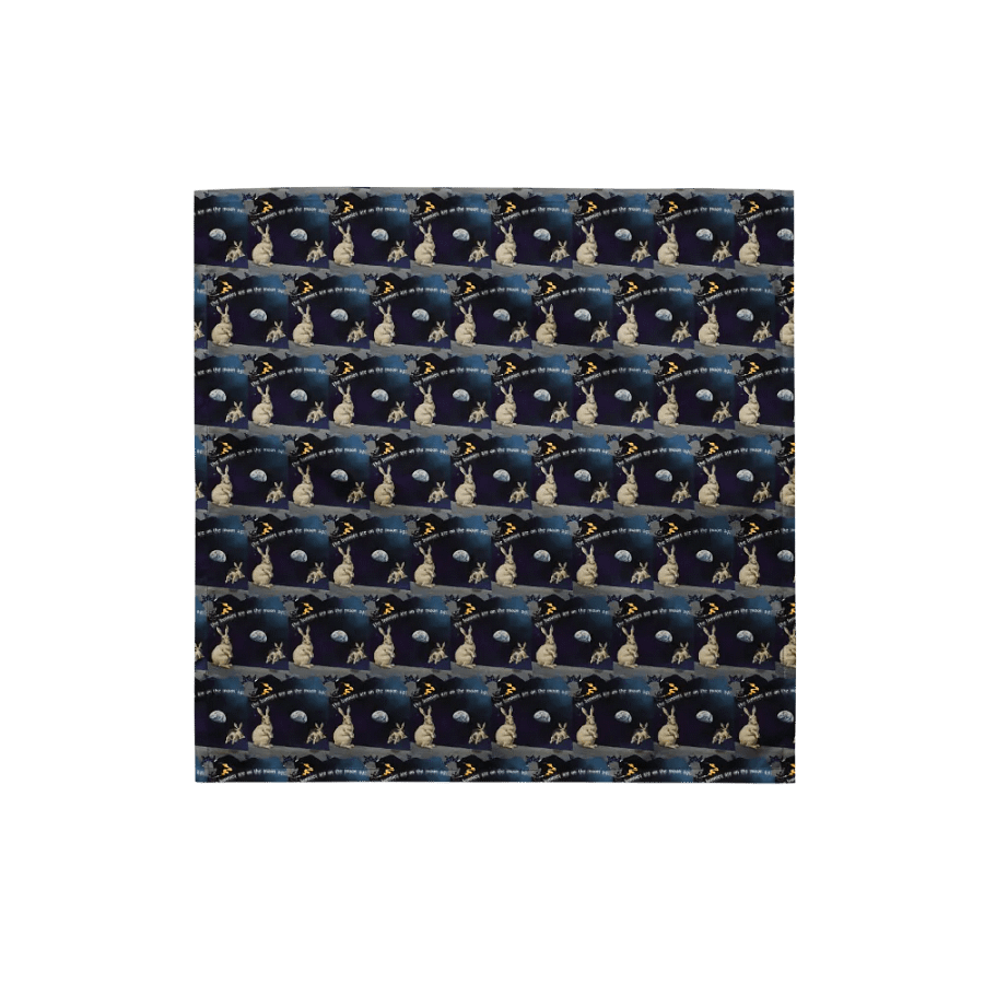 KC, Bunnies on the Moon, Bandanna product image (1)