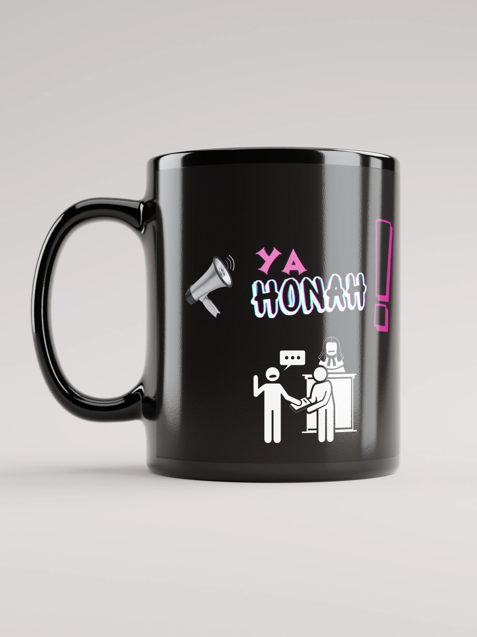 YA HONAH! (YOUR HONOR) BLACK COFFEE MUG product image (11)