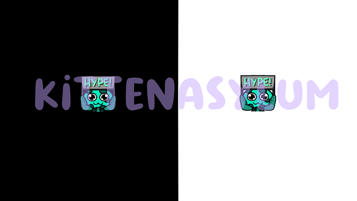 Jellyfish🍥 - Static Hype Emote in Teal product image (1)