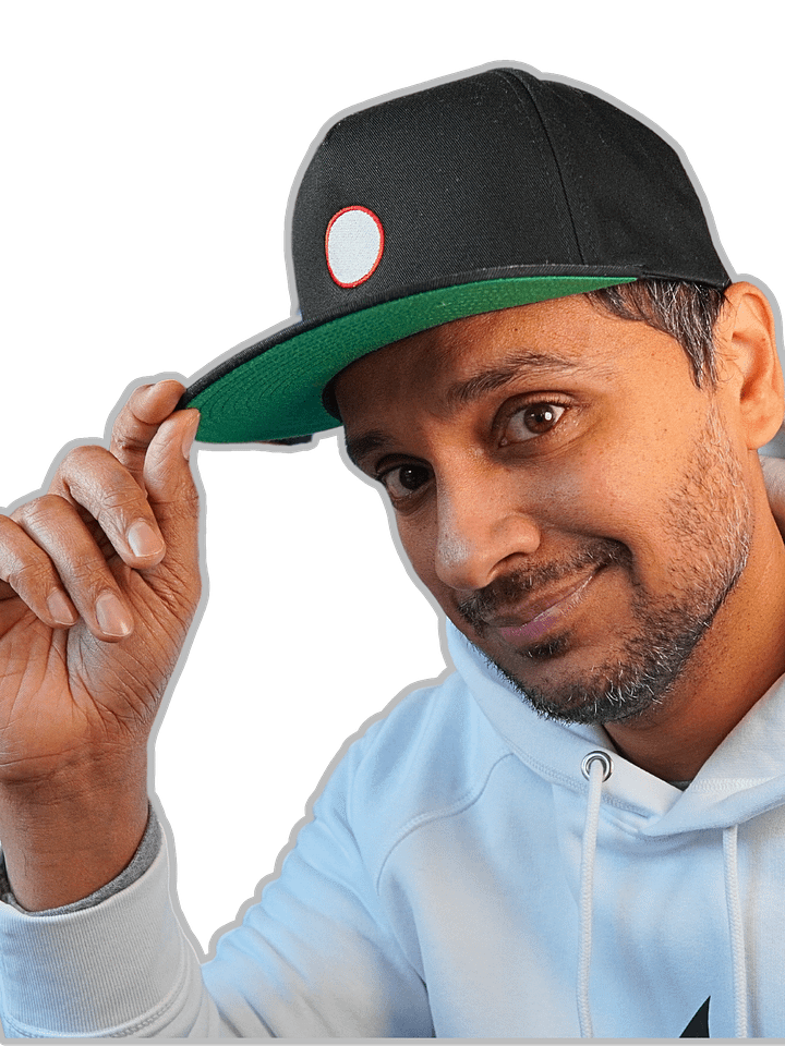 Flat Snapback Cap - DHRME Circle product image (1)