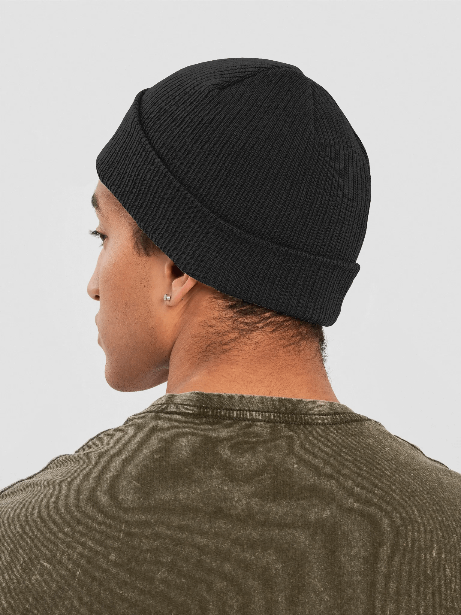 Organic Lines Ribbed Beanie product image (5)