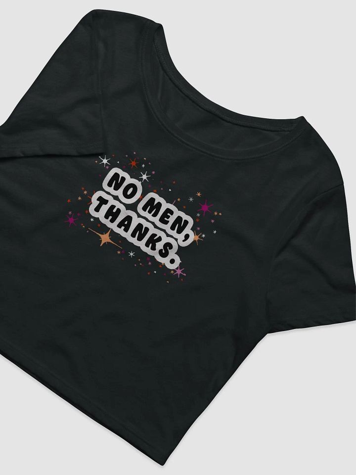 No men, Thanks. Cropped tee product image (2)
