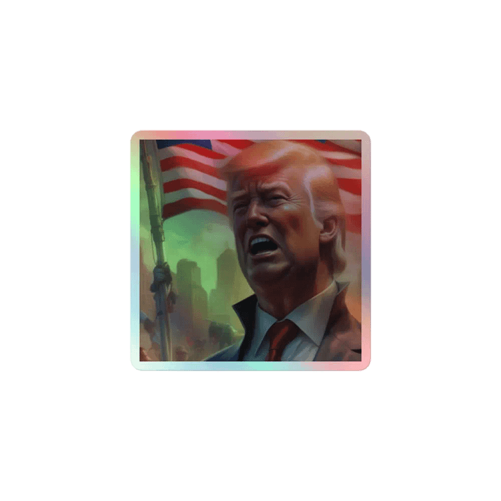 Rallying Cry Holographic Sticker product image (1)