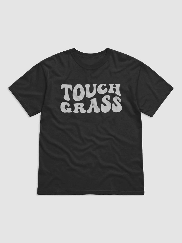 Wavy Touch Grass T-Shirt (White) product image (1)