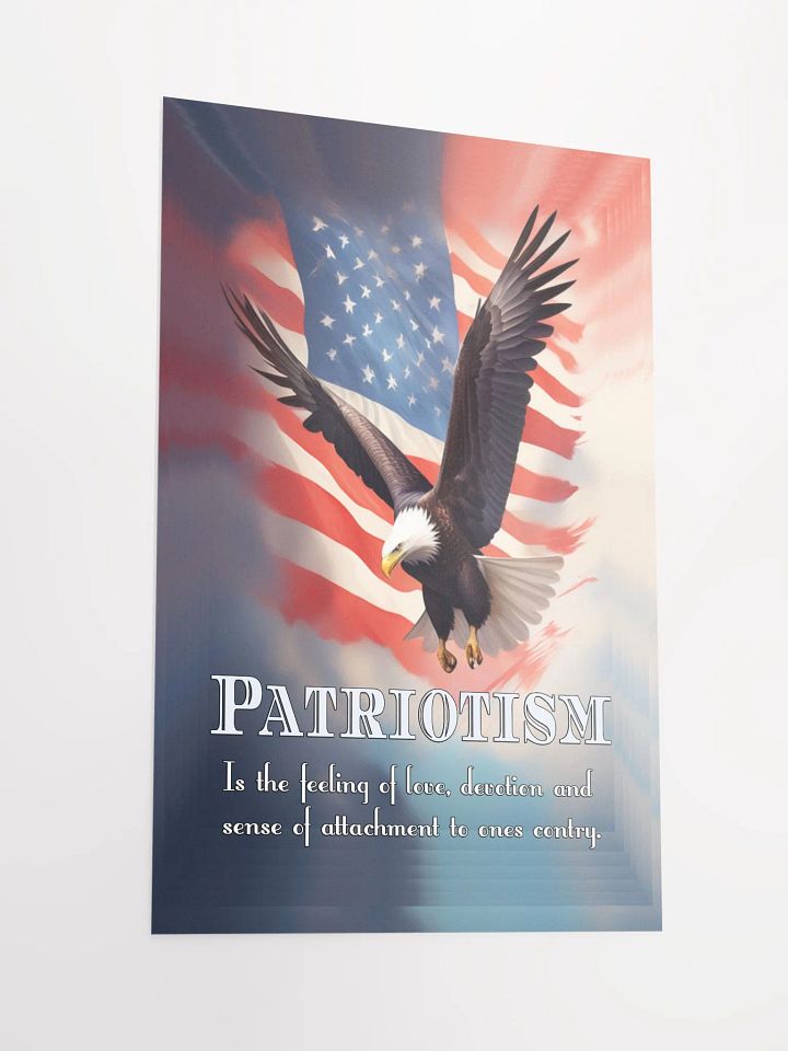 Patriotism Poster/Enhanced Matte Paper Poster (in) by Allcolor Digital printed by PRINTFUL product image (2)